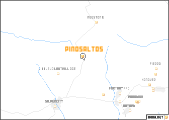 map of Pinos Altos