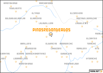 map of Pinos Redondeados