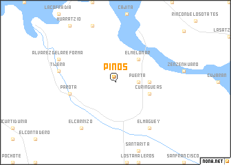 map of Pinos