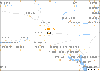 map of Pinos