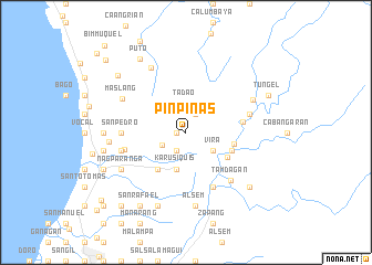 map of Pinpinas