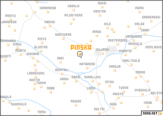 map of Pinska