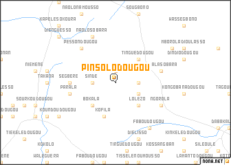 map of Pinsolodougou