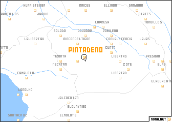 map of Pintadeño