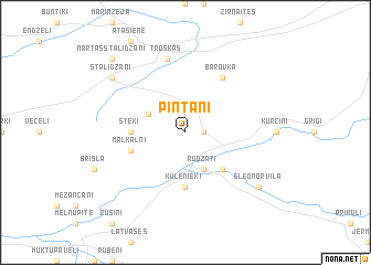 map of Pintāni