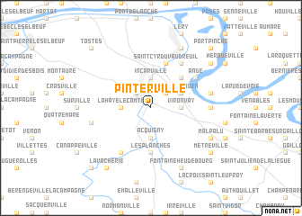 map of Pinterville