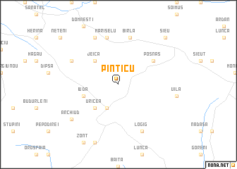 map of Pinticu