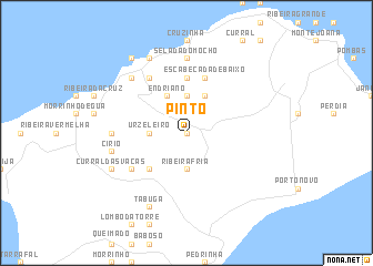 map of Pinto