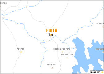 map of Pinto