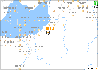 map of Pinto