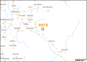 map of Pinto