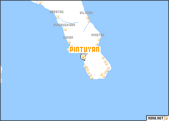 map of Pintuyan