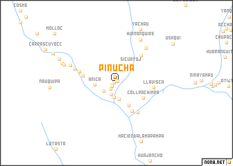 map of Piñucha