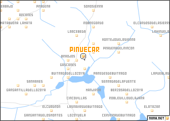 map of Piñuécar