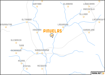 map of Piñuelas