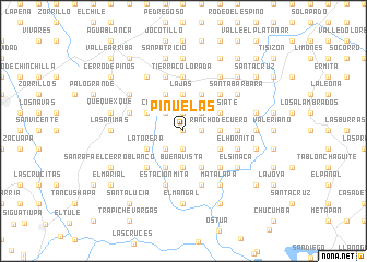 map of Piñuelas