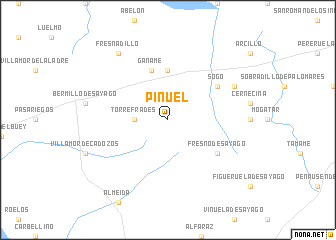 map of Piñuel