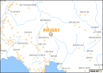 map of Pinugay