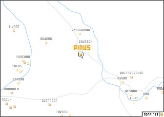 map of Pīnūs