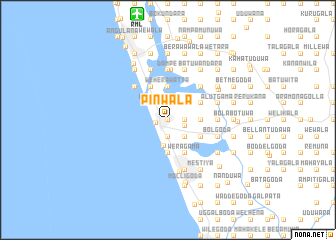 map of Pinwala