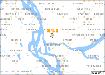 map of Pinwa