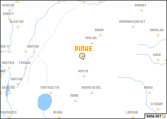 map of Pinwe