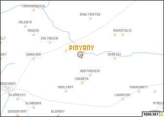 map of Pinyany