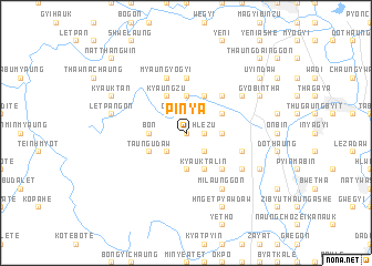 map of Pinya