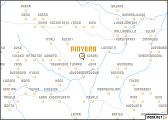 map of Pinyera