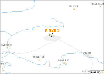 map of Pinyug