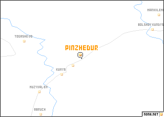 map of Pinzhedur