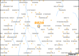 map of Pinzin
