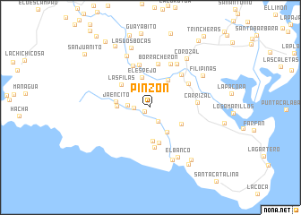 map of Pinzón