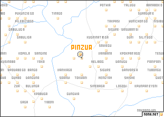 map of Pinzua