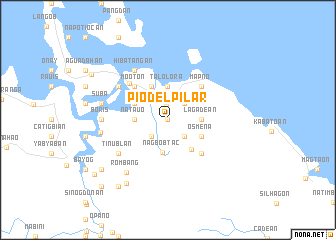 map of Pio del Pilar