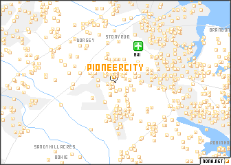 map of Pioneer City