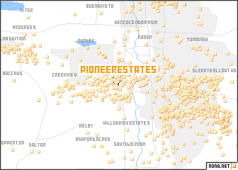 map of Pioneer Estates