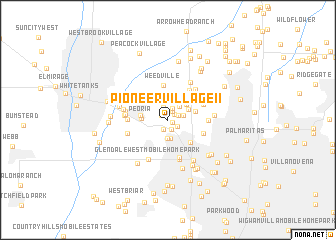 map of Pioneer Village II