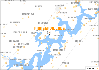 map of Pioneer Village