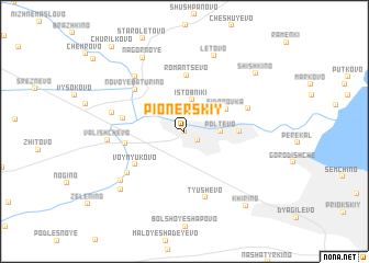 map of Pionerskiy