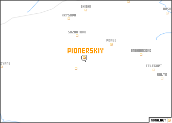 map of Pionerskiy