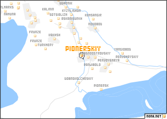 map of Pionerskiy