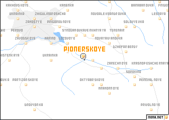 map of Pionerskoye