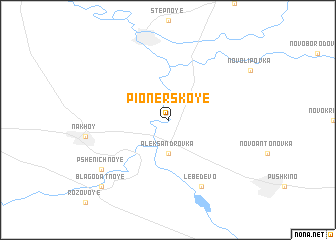 map of Pionerskoye