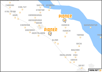 map of Pioner