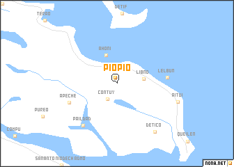 map of Piopio