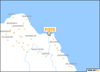 map of Piore