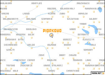 map of Piorkowo