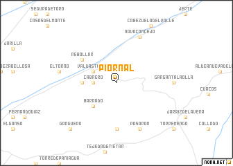 map of Piornal