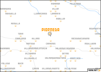 map of Piorneda